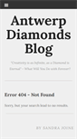 Mobile Screenshot of antwerpdiamondsblog.com